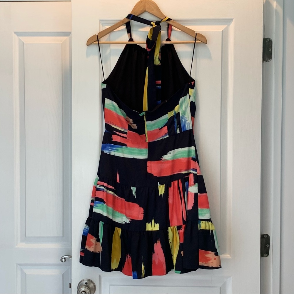 Milly Brushstroke Halter Dress size Small NWT - Picture 6 of 10